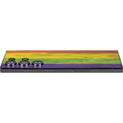 Distressed Rainbow Flag Galaxy S25 Ultra Skin